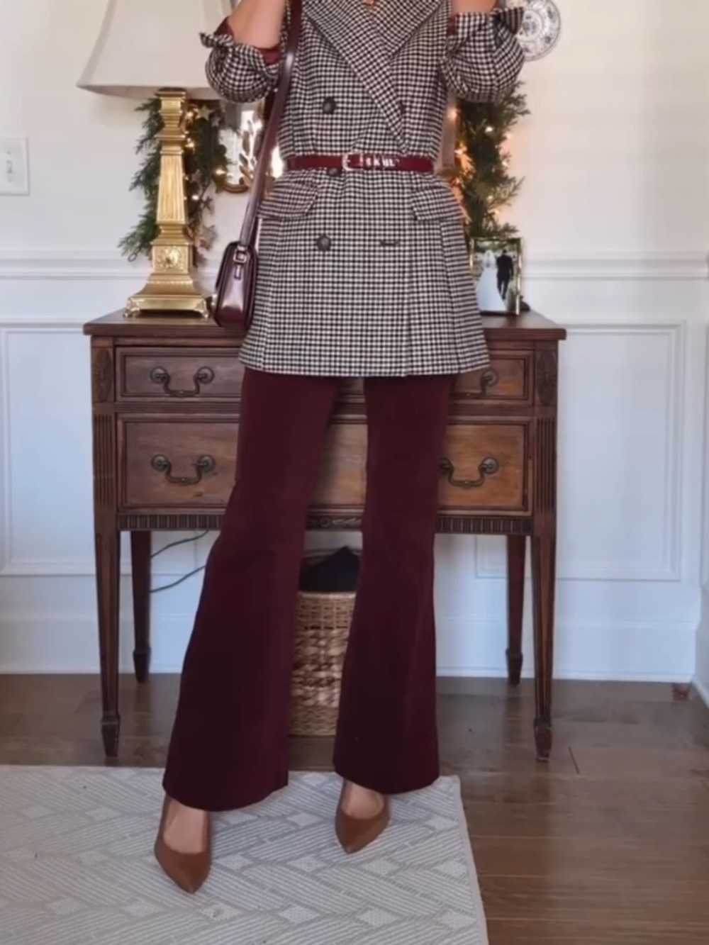 Favorite Daughter | Burgundy Corduroy ‘Valentina’ Pants | Size 28